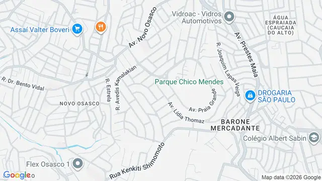 Mapa do bairro City Bussocaba, Osasco - SP