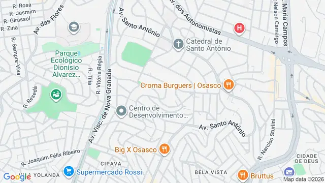 Mapa do bairro Vila Osasco, Osasco - SP